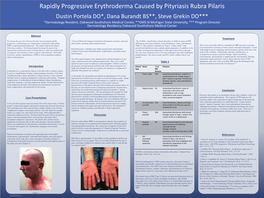 Rapidly Progressive Erythroderma Caused by Pityriasis Rubra Pilaris