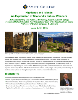 Highlands and Islands an Exploration of Scotland's Natural Wonders