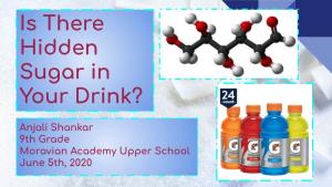 Is There Hidden Sugar in Your Drink?