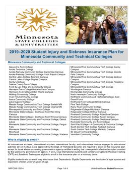 Minnesota State Student Insurance Plan