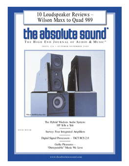 The Absolute Sound Complete Issue