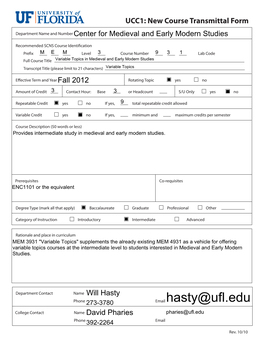 Syllabus Checklist