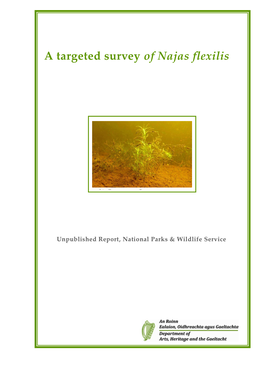A Targeted Survey of Najas Flexilis