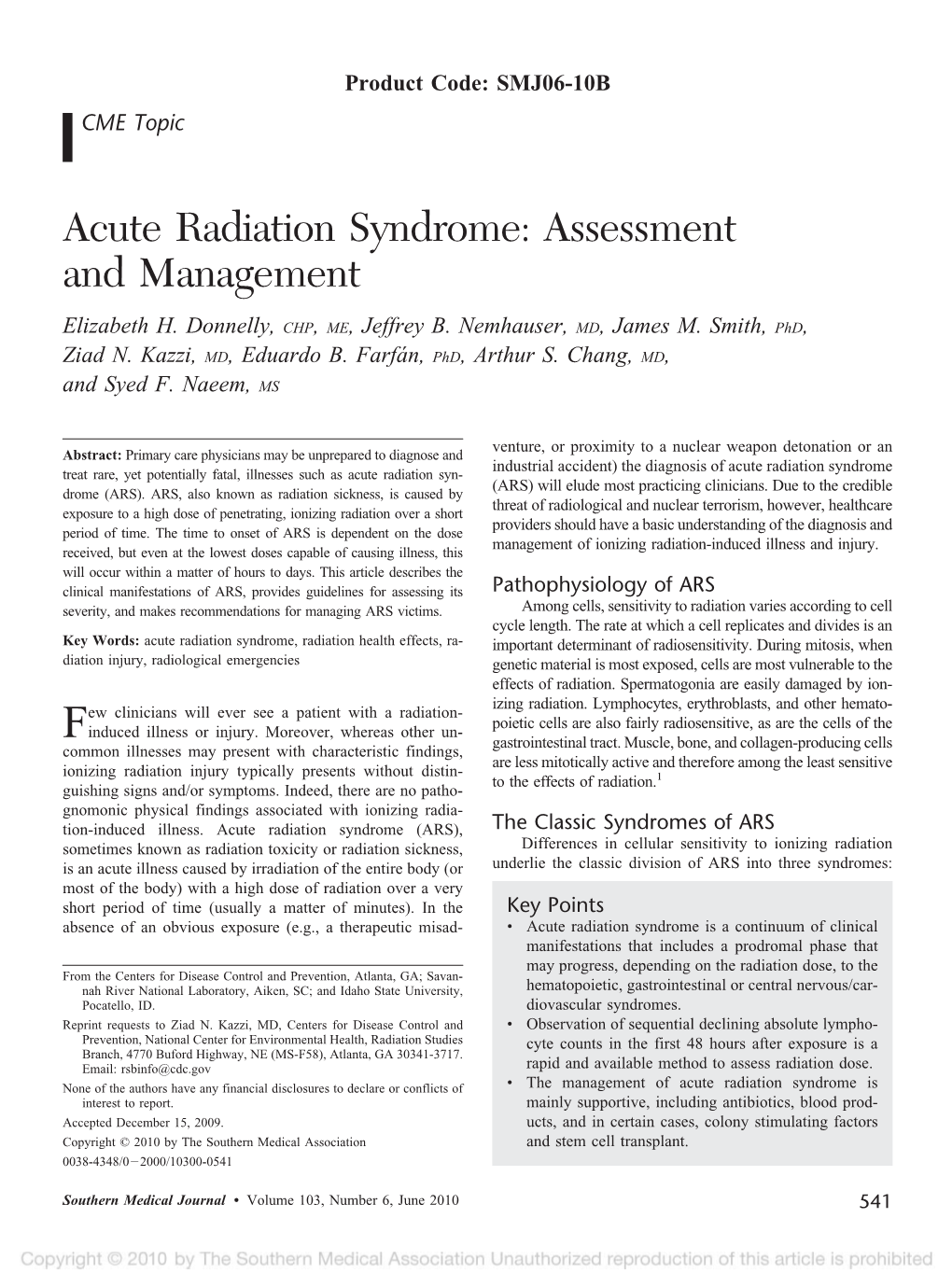 Acute Radiation Syndrome Assessment And Management Docslib 