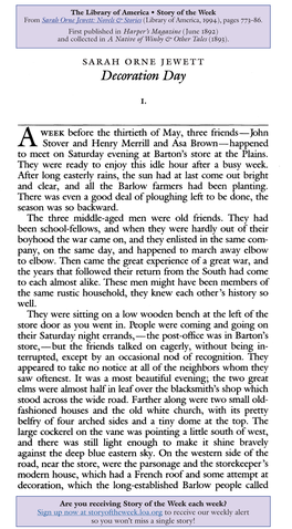 Sarah Orne Jewett: Novels & Stories (Library of America, 1994), Pages 773–86