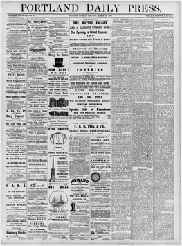 Portland Daily Press: March 27, 1877