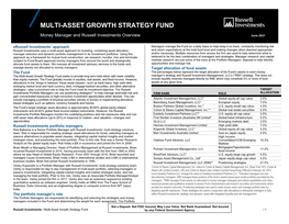 Multi-Asset Growth Strategy Fund