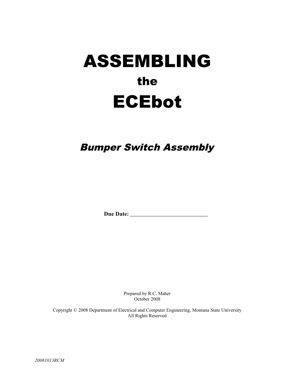 Bumper Assembly 2