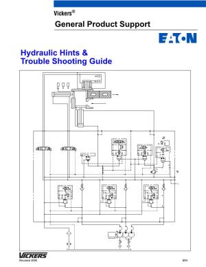 Hydraulic Hints & Trouble Shooting Guide