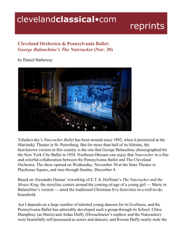 Cleveland Orchestra & Pennsylvania Ballet: George Balanchine's the Nutcracker ​ (Nov