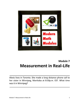 Module 7-Measurement in Real-Life