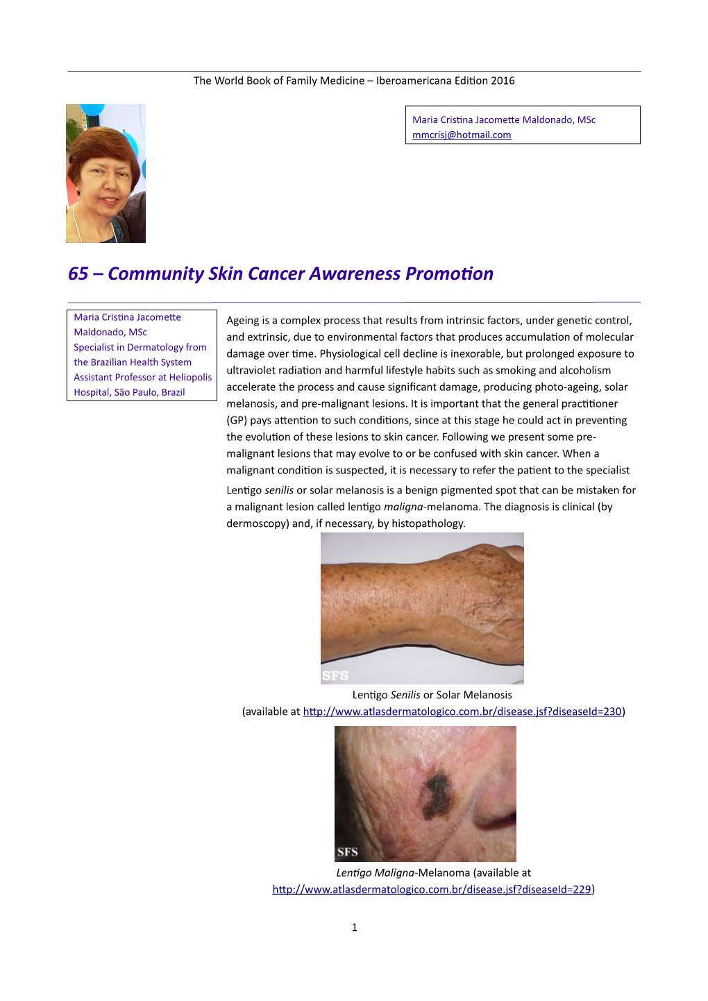 Community Skin Cancer Awareness Promotion