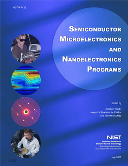 Semiconductor Microelectronics and Nanoelectronics Programs