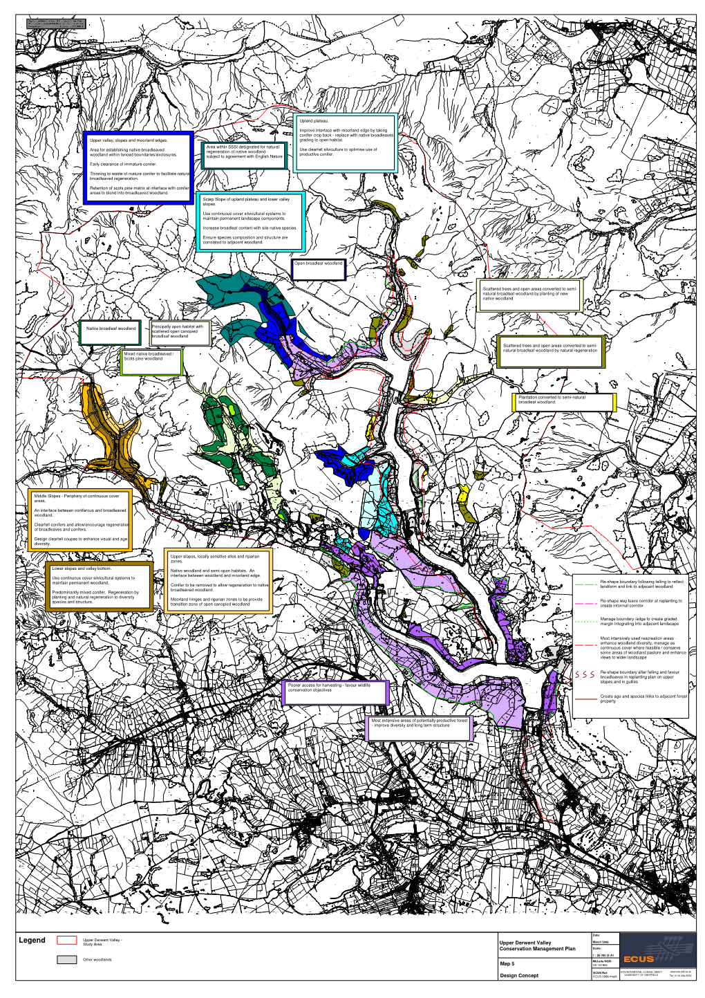 Upper Derwent Valley Conservation Management Plan Map 5 Design