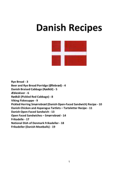 Danish Recipes