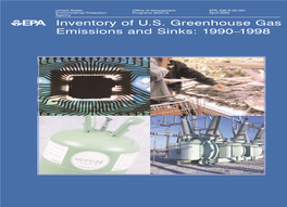 Inventory of U.S. Greenhouse Gas Emissions and Sinks: 1990-1998