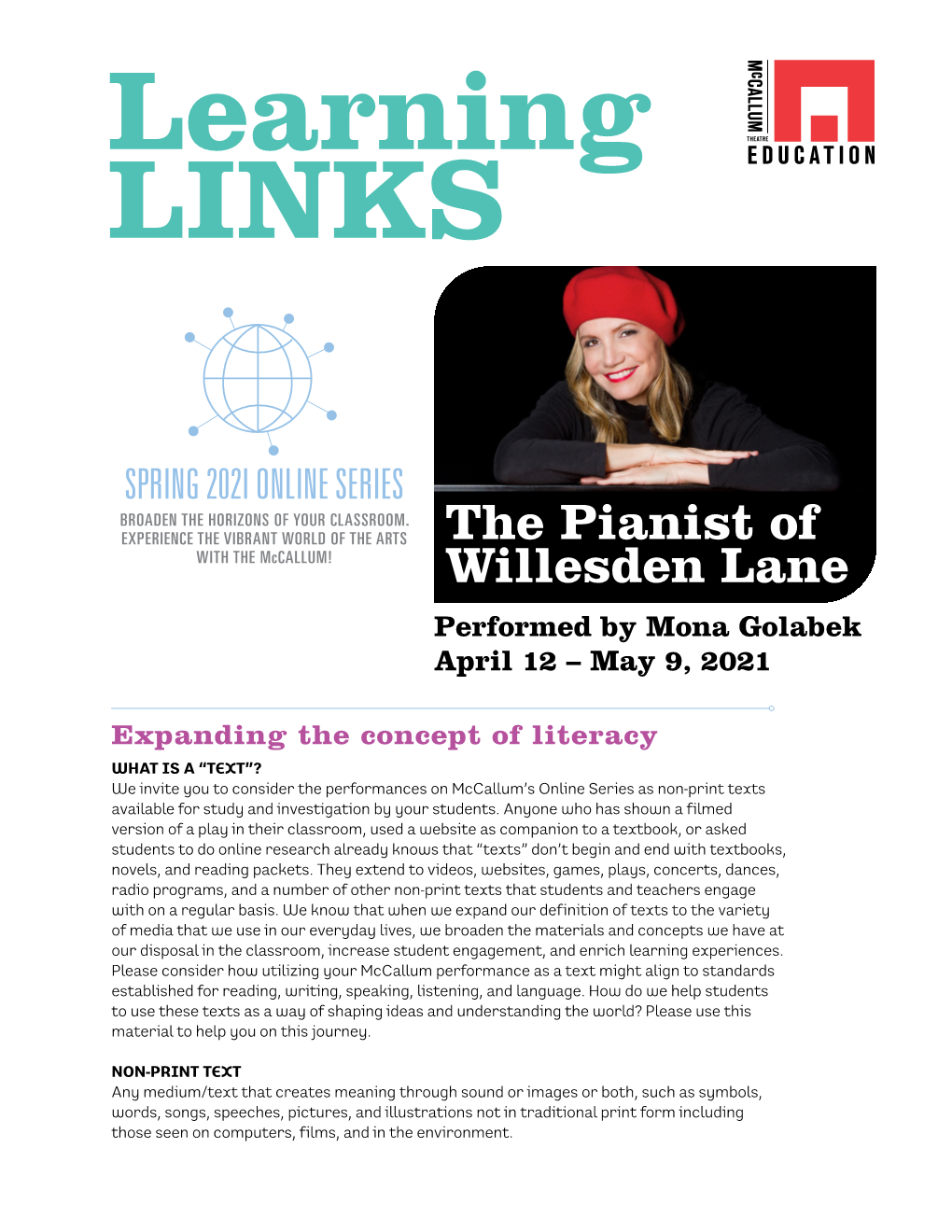 The Pianist of Willesden Lane - the Music Repertoire