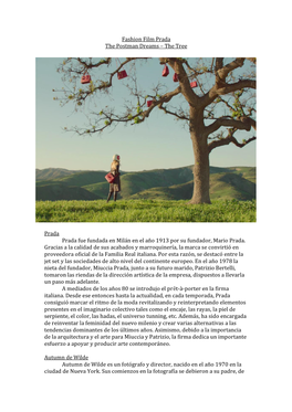 Fashion Film Prada the Postman Dreams – the Tree