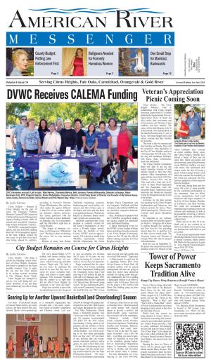 DVWC Receives CALEMA Funding
