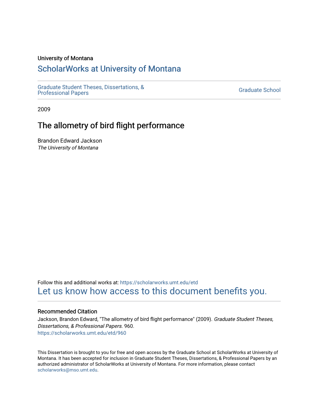 The Allometry of Bird Flight Performance