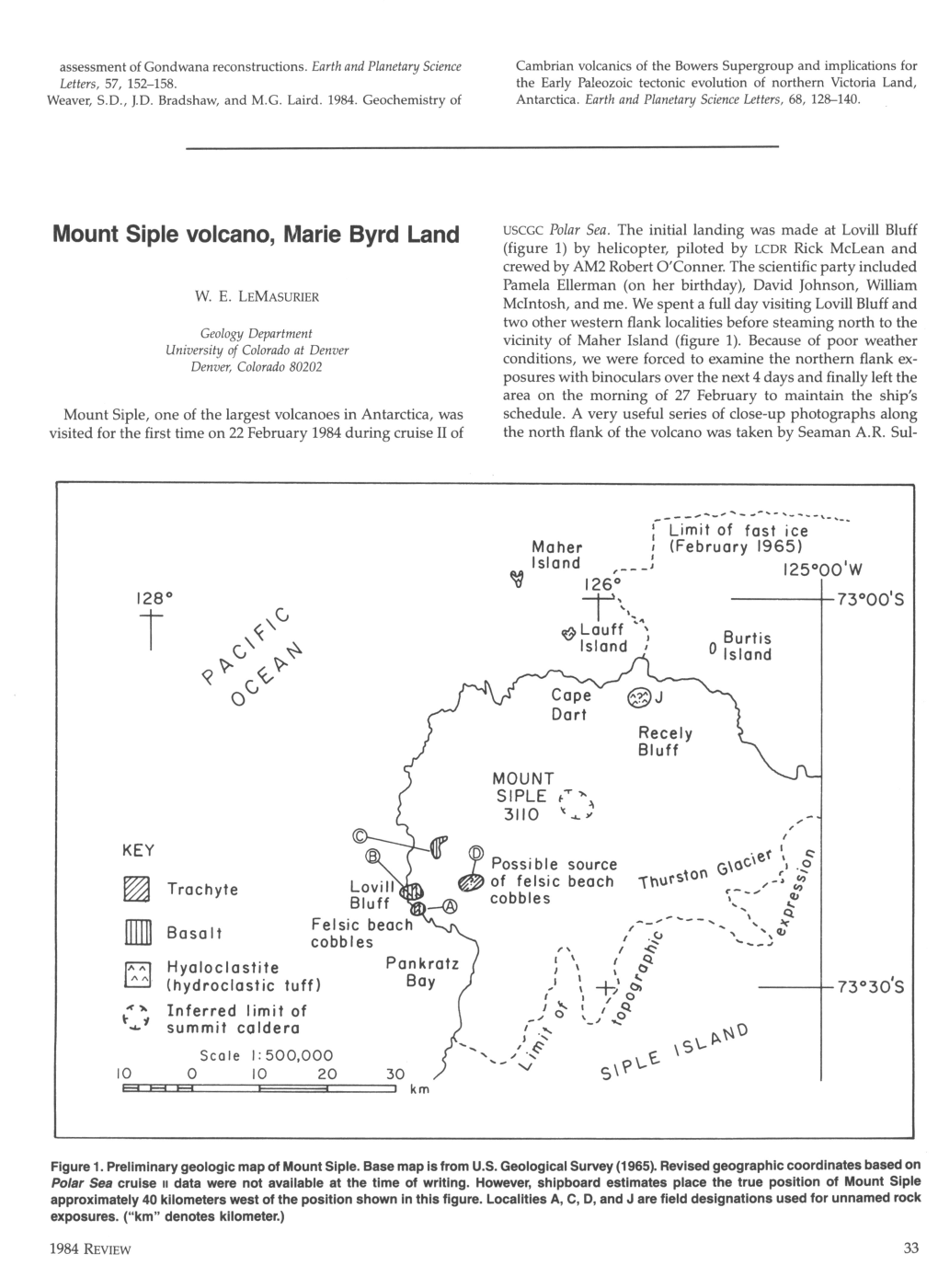 Mount Siple Volcano, Marie Byrd Land (&lt;\C:)