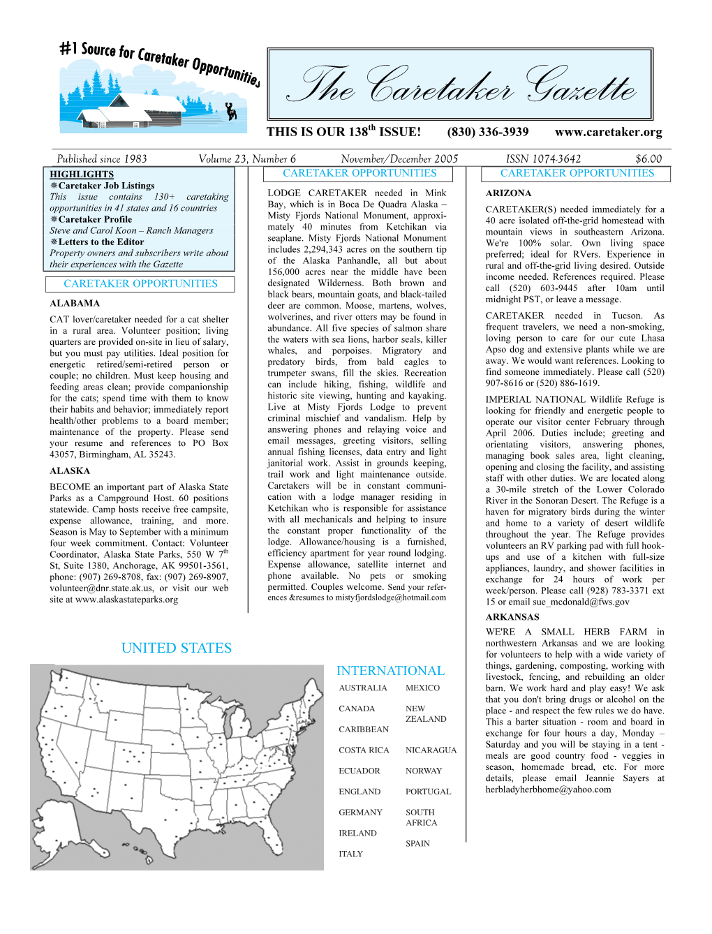 The Caretaker Gazette