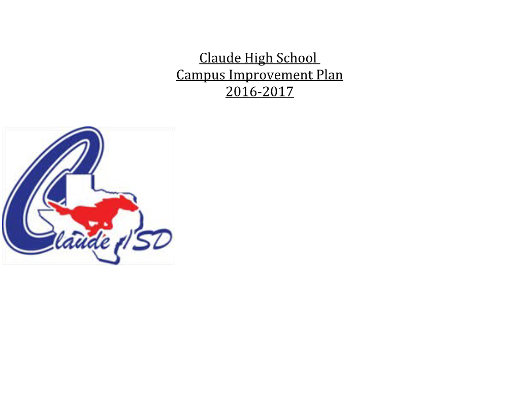 Claude High School