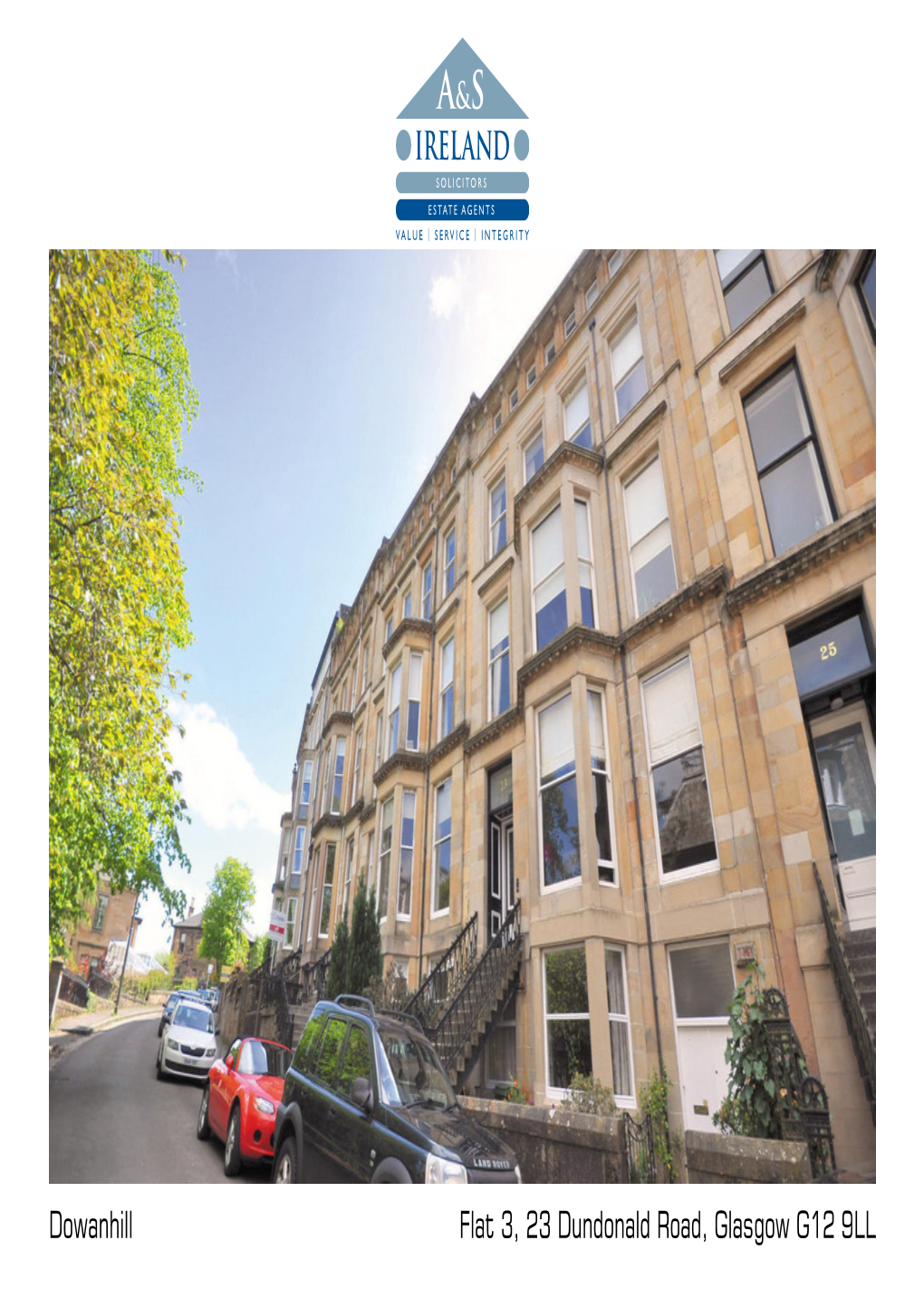 Dowanhill Flat 3, 23 Dundonald Road, Glasgow G12 9LL