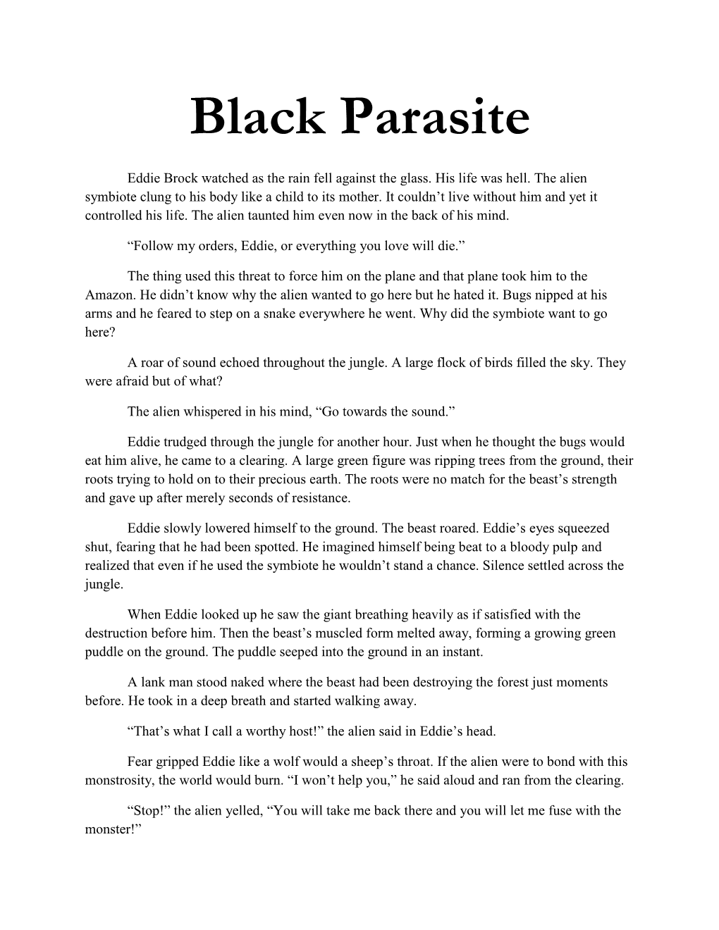 Black Parasite