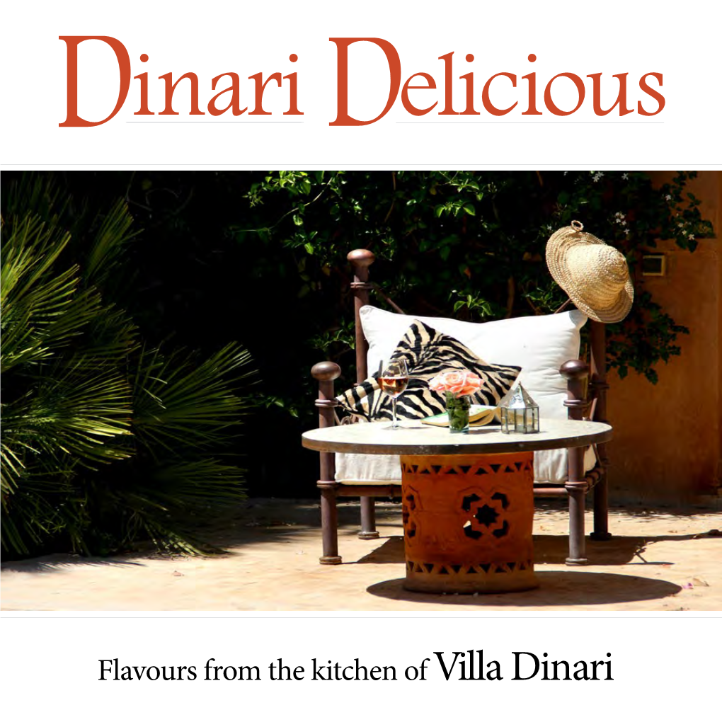 Flavours from the Kitchen of Villa Dinari