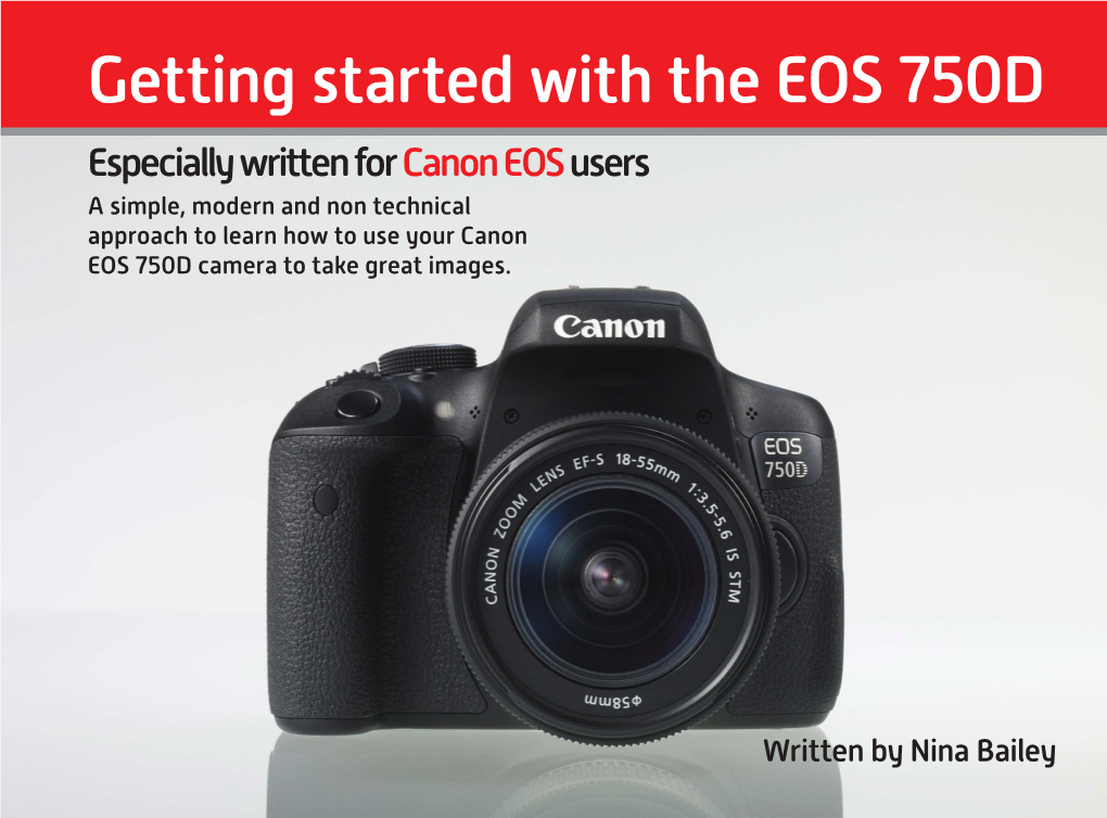 Getting Started with the EOS 750D