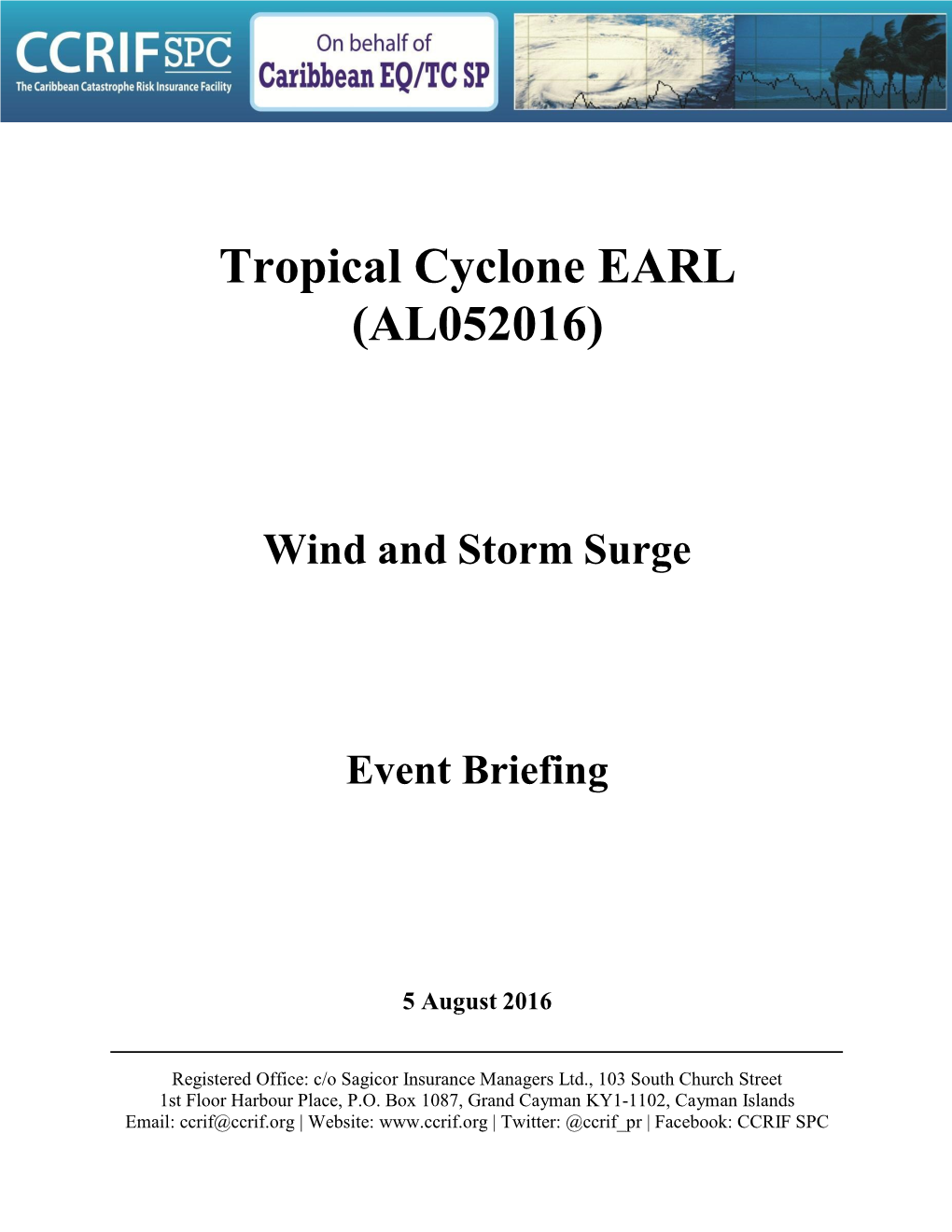 Tropical Cyclone EARL (AL052016)