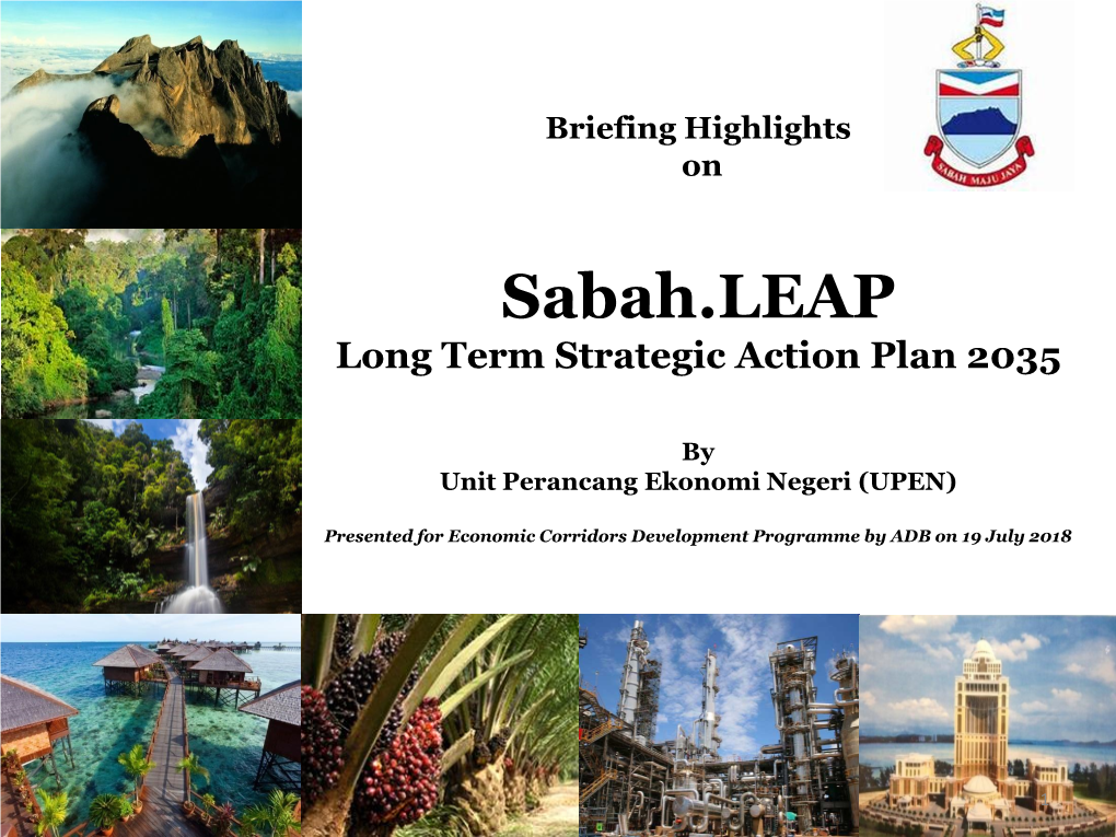 Sabah.LEAP Long Term Strategic Action Plan 2035