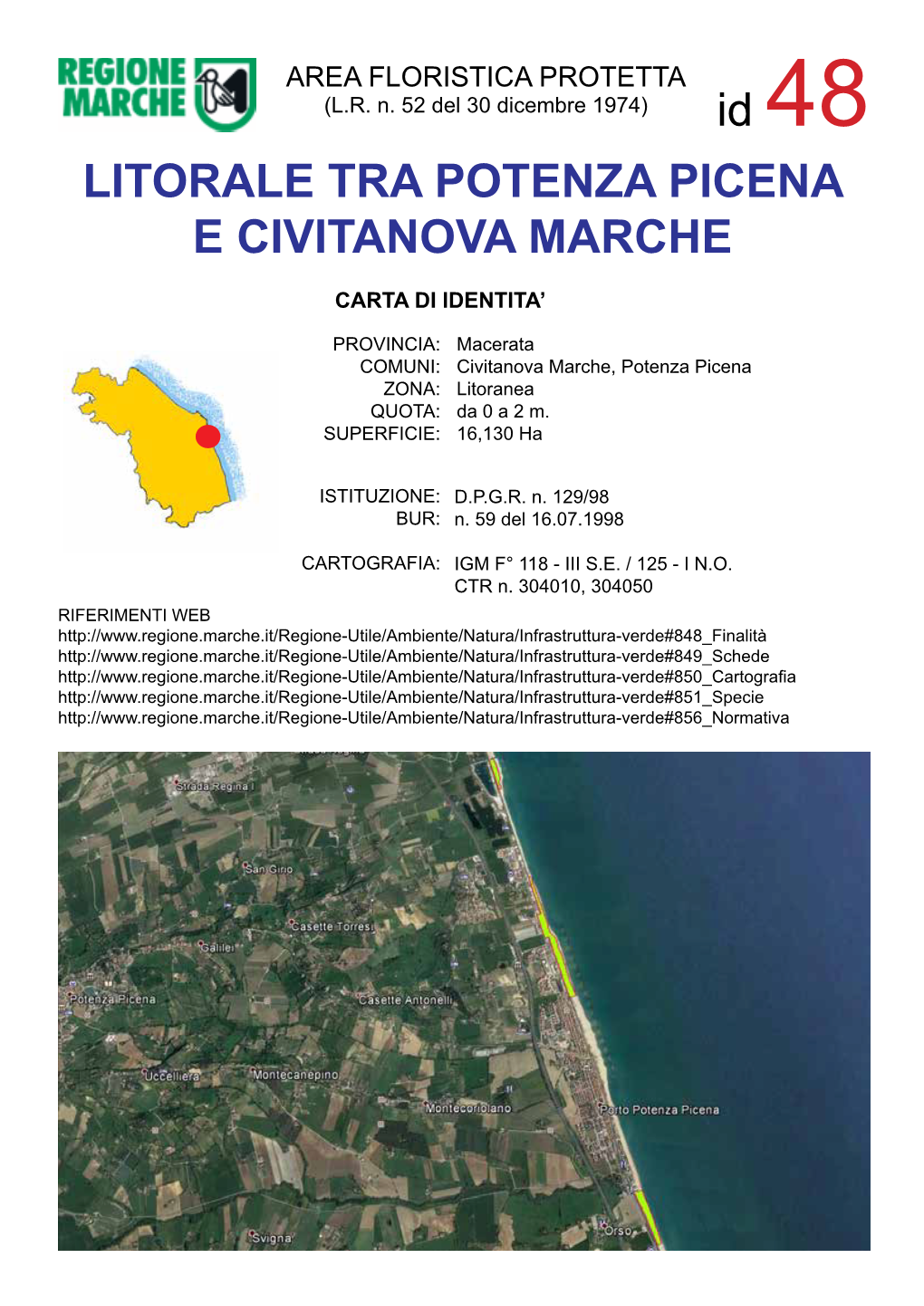 Litorale Tra Potenza Picena E Civitanova Marche