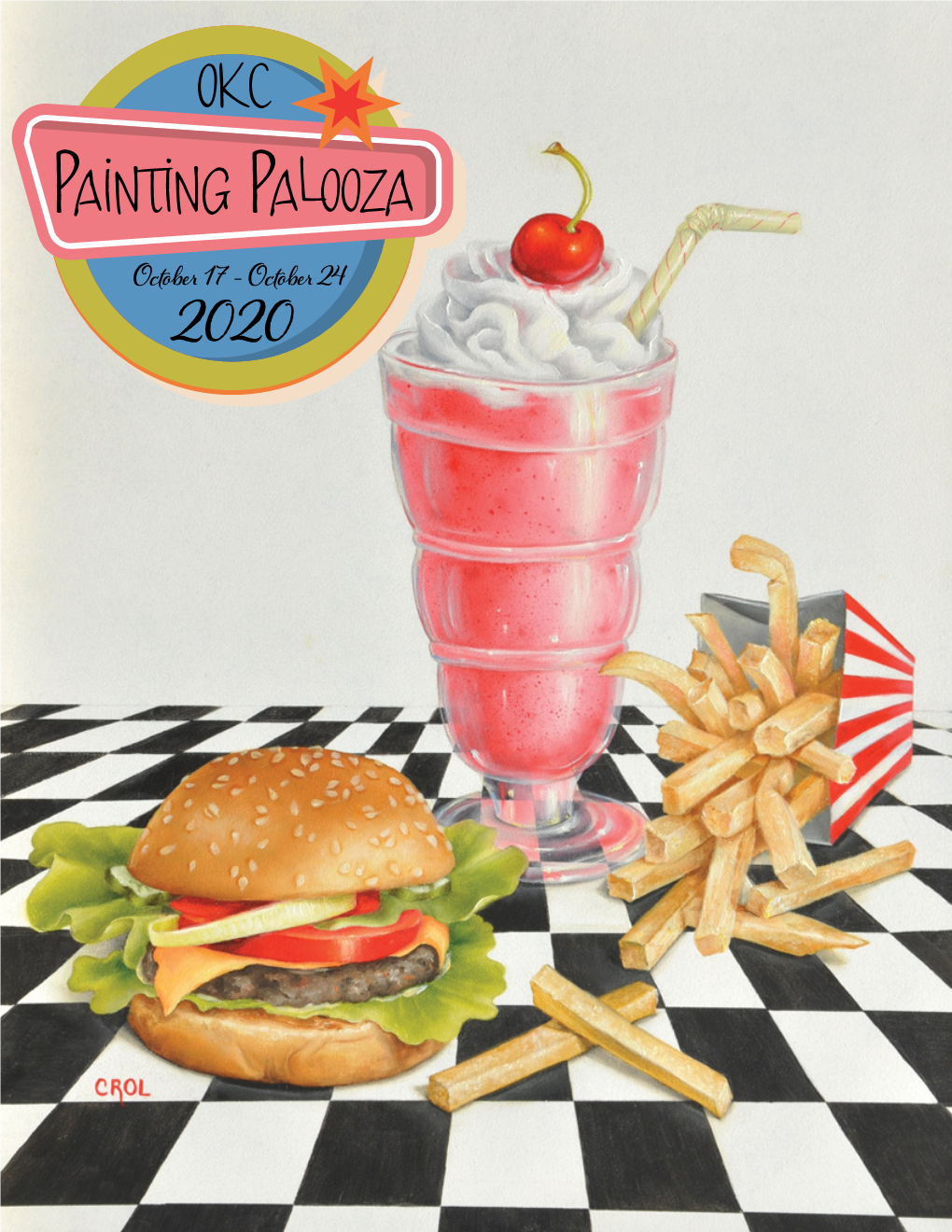 OKC Painting Palooza October 17 - October 24 2020 Fabulous Fifties October 17 - 24, 2020