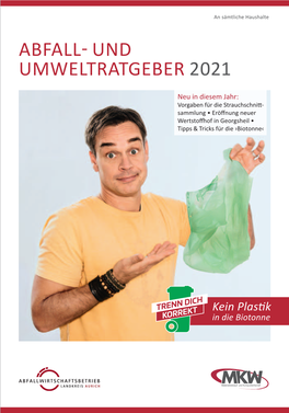 Abfall- Und Umweltratgeber 2021