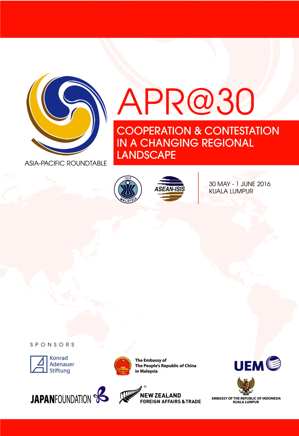 The 30Th Asia-Pacific Roundtable, Or APR