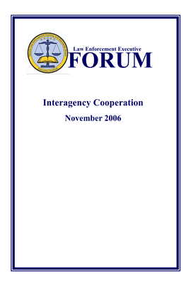 Interagency Cooperation