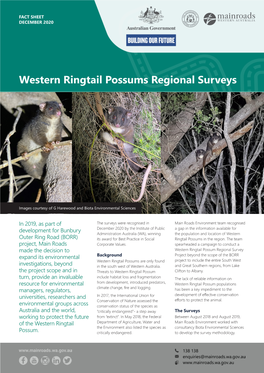 Western Ringtail Possums Regional Surveys