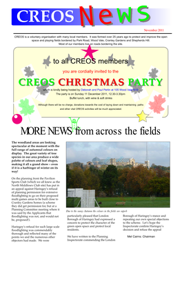 CREOS News Winter Dec 2006
