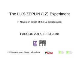 The LUX-ZEPLIN (LZ) Experiment