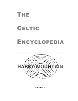 The Celtic Encyclopedia, Volume IV