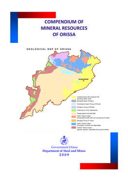 Compendium of Mineral Resources of Orissa