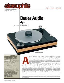 Ayre-Dps-Stereophile-Review.Pdf