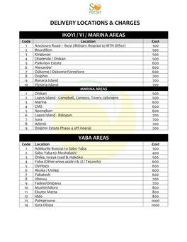 View Delivery Prices Here