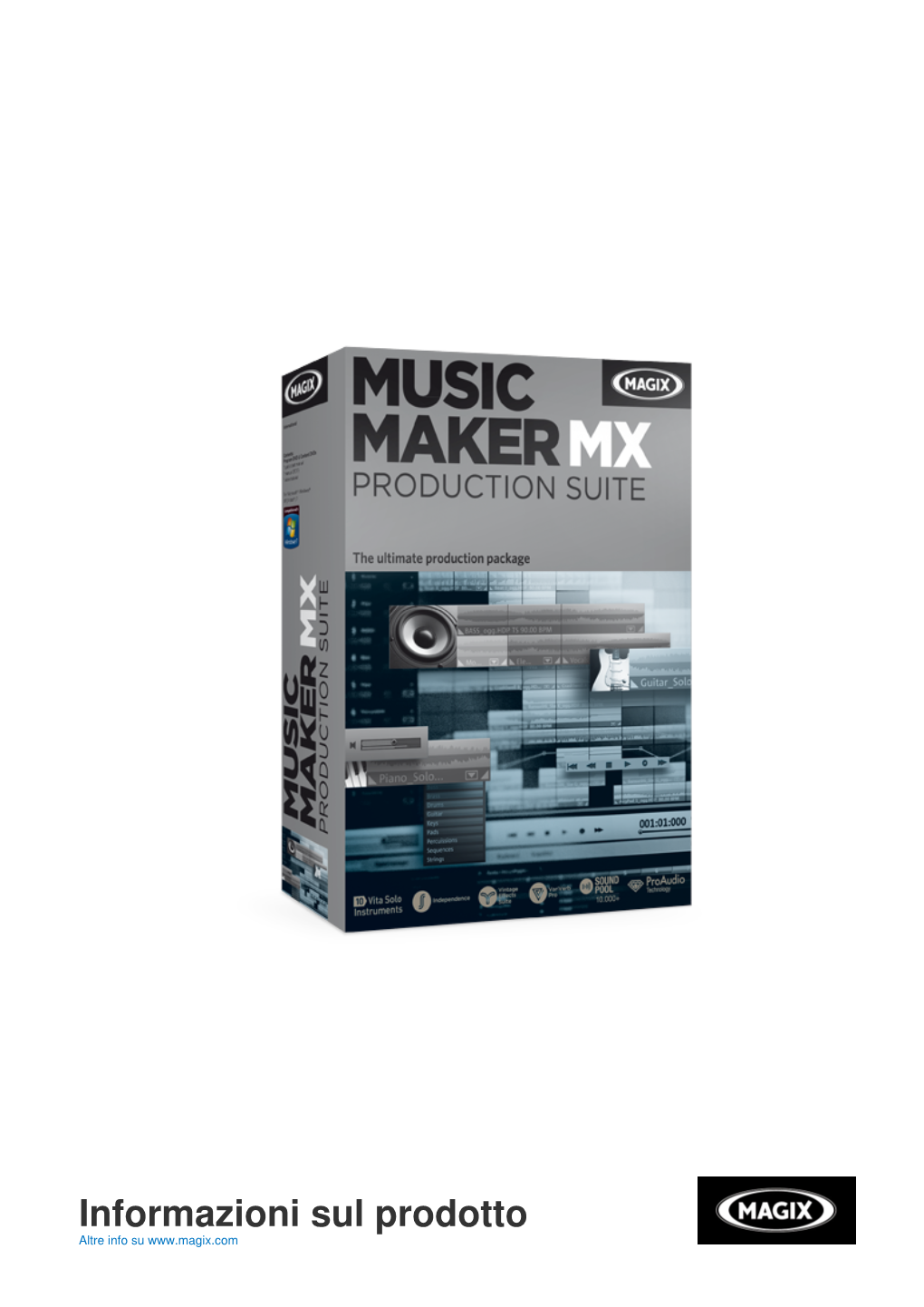 MAGIX Music Maker MX Production Suite Altre Info Su