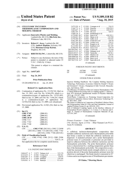 (12) United States Patent (10) Patent No.: US 9,109,118 B2 Joyce Et Al