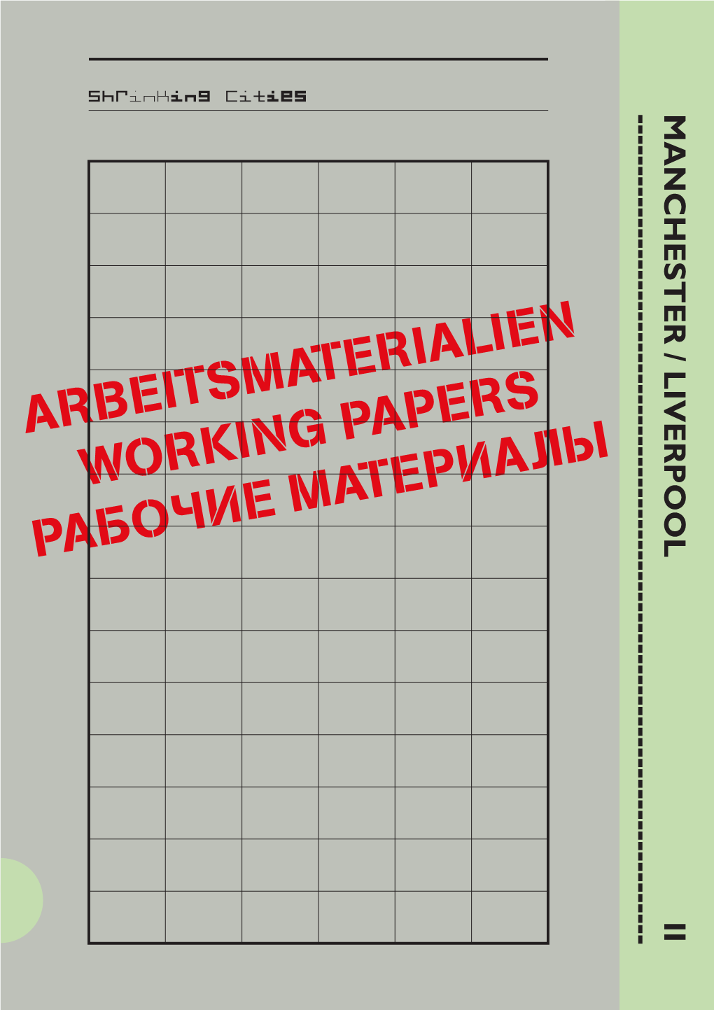 Working Paper Manchester / Liverpool