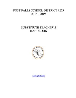 Post Falls School District #273 2018 - 2019