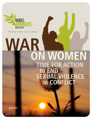 War on Women: Time for Action to End Sexual Violence in Conflict